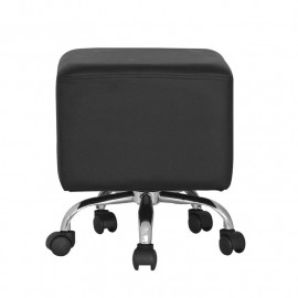 Pouf Repose-pied carré Lutin Noir