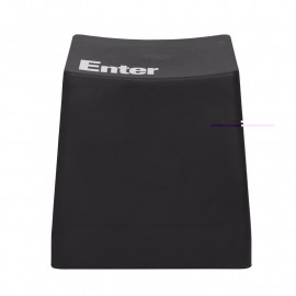 Tabouret en Forme du Bouton ENTRER – Noir