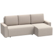 Canapé Erliel d angle convertible réversible avec rangement Beige