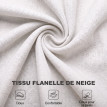 Fauteuil Valroen fauteuil d'appoint capitonné style mi-siècle crème