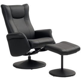 Fauteuil de bureau Harora relaxant pivotant dossier réglable noir