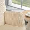 Fauteuil à Bascule Dareac Vintage Rembourré Beige