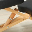 Coras Chaise posturale à genoux ergonomique réglable avec roulettes Noir
