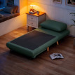 Falet fauteuil lit 3 en 1 dossier réglable vert foncé