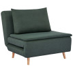 Falet fauteuil lit 3 en 1 dossier réglable vert foncé