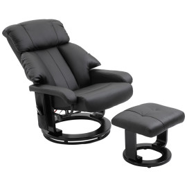 Fauteuil Talarara massage inclinable relaxation noir