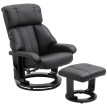 Fauteuil Talarara massage inclinable relaxation noir