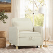 Kalas fauteuil lit convertible 3 en 1 beige