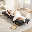 Canapé lit Rosea fauteuil convertible 4 en 1 dossier réglable gris