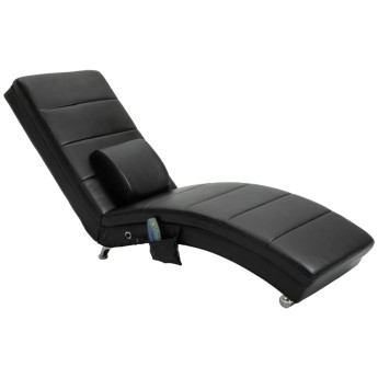 Fauteuil de relaxation Flororin massage ergonomique Zero-G noir