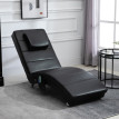 Fauteuil de relaxation Flororin massage ergonomique Zero-G noir