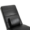 Fauteuil de relaxation Flororin massage ergonomique Zero-G noir