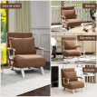 Fauteuil lit Ralarer convertible dossier réglable marron