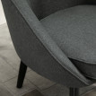 Fauteuil d appoint Camarora fauteuil de salon rembourré gris