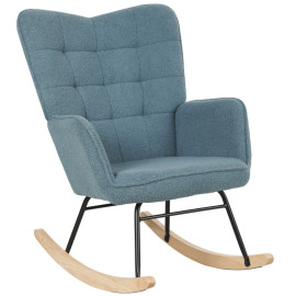 Fauteuil à bascule Dorot ergonomique confortable bleu clair