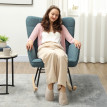 Fauteuil à bascule Dorot ergonomique confortable bleu clair