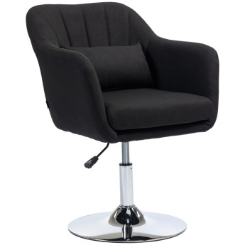 Fauteuil de bureau pivotant Velson réglable en hauteur noir