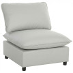 Fauteuil d’appoint Alilen fauteuil moderne leathaire gris