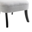Fauteuil relax Eloys vintage tissu aspect lin gris