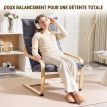 Fauteuil Melenson salon moderne velours gris