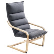 Fauteuil Melenson salon moderne velours gris