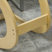 Tabouret de genou Perviet ergonomique basculant posture bureau Gris