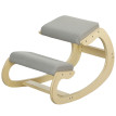 Calal Chaise ergonomique à genoux inclinable gris clair