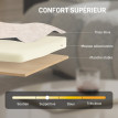 Fauteuil Darret salon chenille rembourré beige
