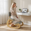 Chaise à genoux Lumeo ergonomique bureau méditation gris foncé