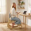 Chaise à genoux Lumeo ergonomique bureau méditation gris foncé