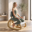 Chaise à genoux Lumeo ergonomique bureau méditation gris foncé