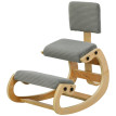 Chaise à genoux Lumeo ergonomique bureau méditation gris foncé