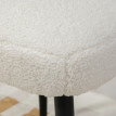 Tabouret Solio repose pieds siège d appoint cachemire crème
