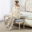 Produit Felanin banc bout de lit rembourré vintage lin synthétique gris clair