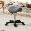 Terine tabouret roulant selle réglable gris