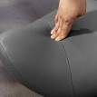 Terine tabouret roulant selle réglable gris