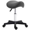 Terine tabouret roulant selle réglable gris