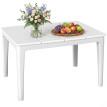 Table basse Calena jardin extérieur résistante crème