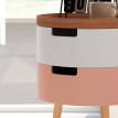 Table basse Melvik 2 niveaux rangement multicolore
