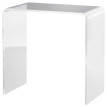 Table basse Enin acrylique design U transparent