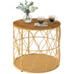 Table d'appoint Corac rotin acacia teck