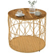 Table d'appoint Corac rotin acacia teck
