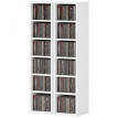 Salian rangement CD Blu Ray réglable blanc