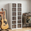 Salian rangement CD Blu Ray réglable blanc