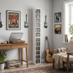 Salian rangement CD Blu Ray réglable blanc