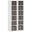 Salian rangement CD Blu Ray réglable blanc