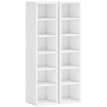 Salian rangement CD Blu Ray réglable blanc