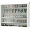 Vitrine murale Fela bois verre blanc