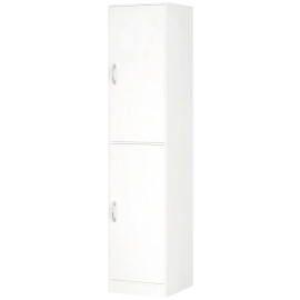 Bibliothèque Beleo étagère de rangement moderne blanc