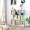 Ilum Étagère 8 niveaux salon chambre bois chêne blanc
